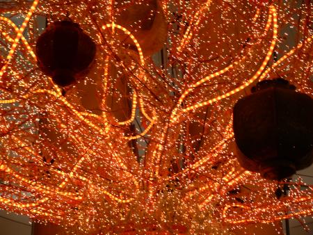 Décoration de noël aux galeries Lafayette